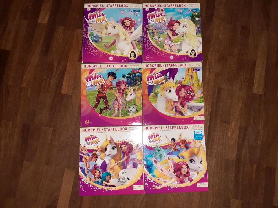 6 x Mia and me CDs MP3 Staffel 1.1 + 1.2 + 2.1 + 2.2. + 3.1 + 3.2 in Meinersen