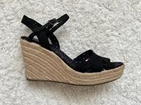 Tommy Hilfiger Sandale mit hohem Keilabsatz, Schwarz Bayern - Meitingen Vorschau