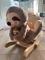Schaukelpferd Faultier mit Baby & Sound (Top-Zustand!) Sachsen-Anhalt - Muldestausee Vorschau
