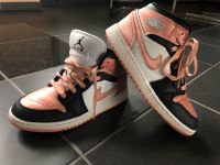 NIKE AIR JORDAN MID Sneaker Turnschuhe Größe 36,5 rosé schwarz Bayern - Sugenheim Vorschau