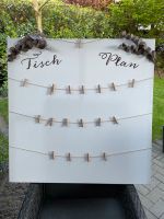 Hochzeit Tischplan auf Leinwand 80x80cm mit Klammern Nordrhein-Westfalen - Rietberg Vorschau