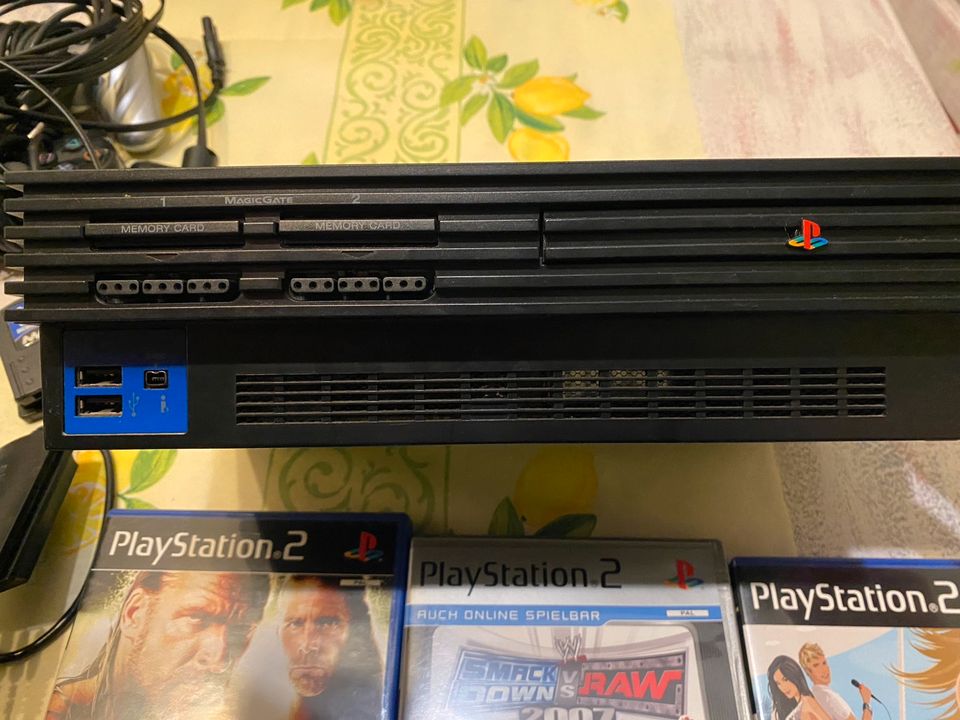 PlayStation 2  inkl. Spiele und Mic in Remscheid