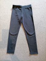 Leggings lange Unterhose dicker Stoff warm Pocopiano Gr. 128 blau Niedersachsen - Wiefelstede Vorschau