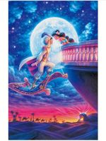 Diamond Painting Aladdin & Jasmin 40x70 cm rund Schleswig-Holstein - Neumünster Vorschau