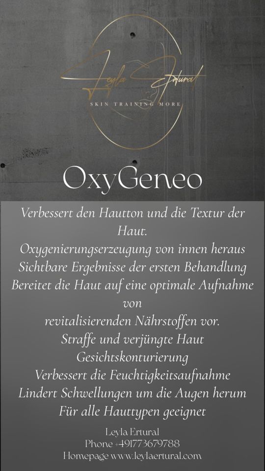 OxyGeneo Sauerstoff Behandlung AntiAging Kosmetik in Köln