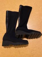 Stiefel aus Stretchmaterial Gr. 5 1/2, 36 schwarz Sachsen - Rodewisch Vorschau