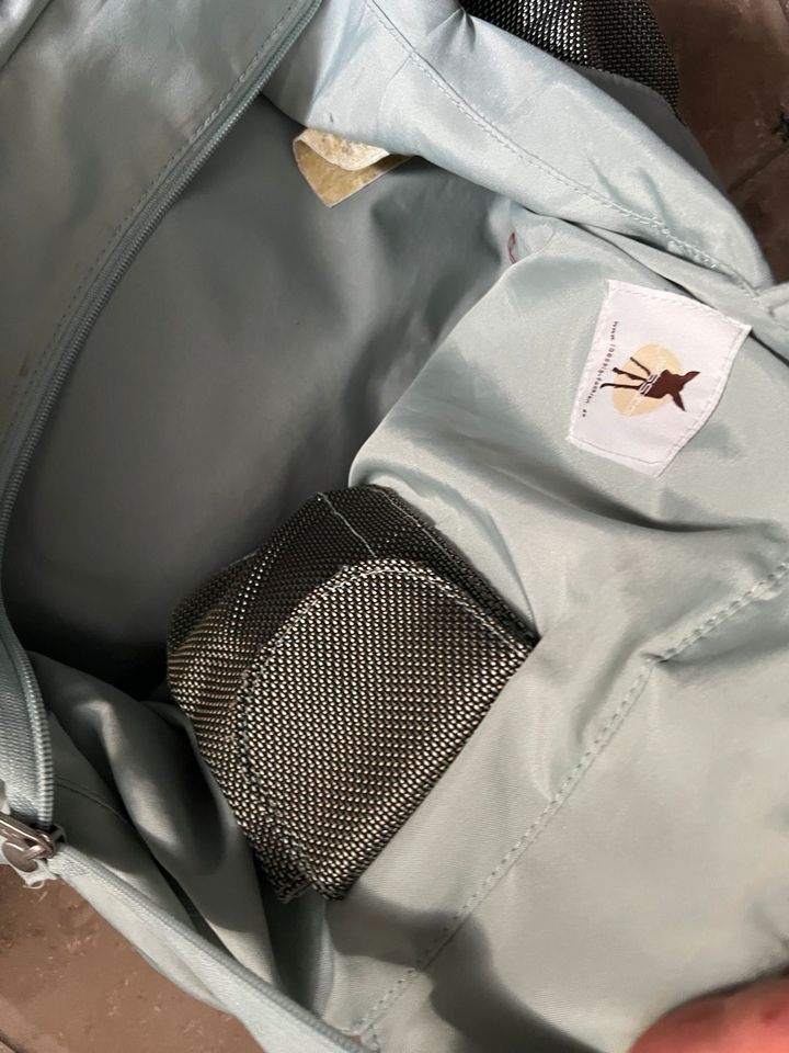 Wickeltasche Lässig Mint Metallic Gold Label in Altenmünster