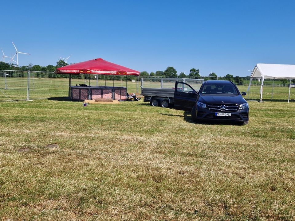 Schwenkgrill xxl 1,5m holzkohle grill Catering mieten leihen in Kropp