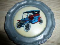 Untersetzer Zinn Oldtimermotiv / Bierglas Bayern / Reklame Trucks Hessen - Bensheim Vorschau