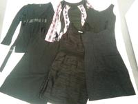 Set Konvolut 5 Kleid Minikleid 1 Shirt schwarz S 36 Düsseldorf - Unterrath Vorschau