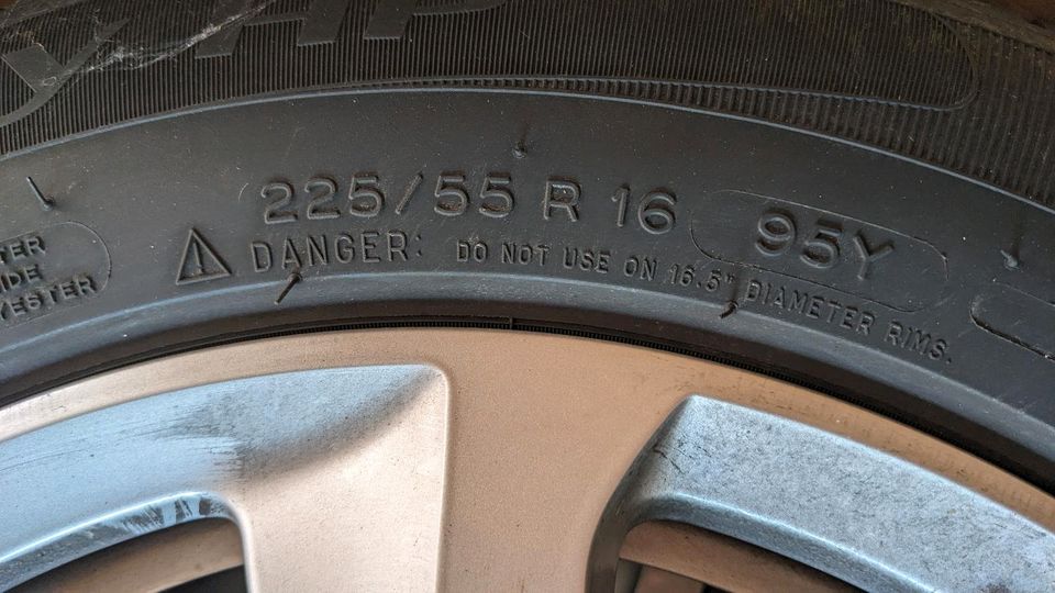 Original Audi A4 Aluräder Alufelgen 7.5Jx16 H2 ET45 225/55 R16 in Bartholomä