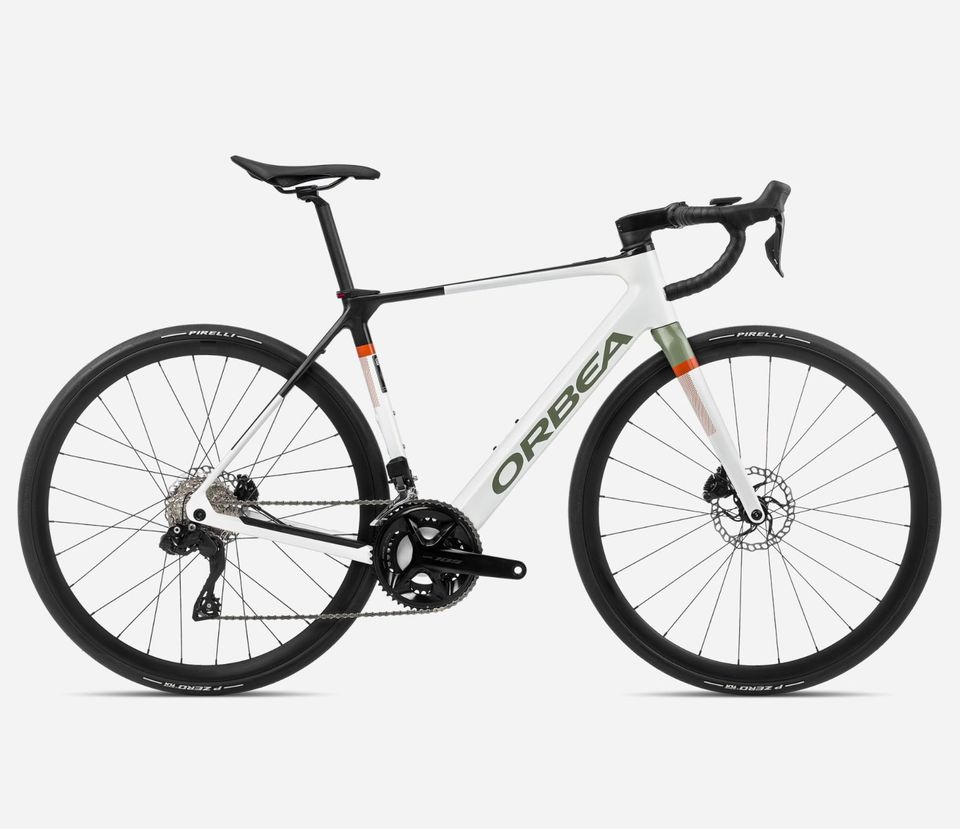 E-Rennrad ORBEA GAIN M30i - Gr.XL - white chic/metallic green artichoke - 2023, NEU! UVP €6299,- in Hilzingen