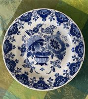 wNEU Porzellan Keramik Delft Holland Teller Ø 26 cm Blumen blau Nordrhein-Westfalen - Ascheberg Vorschau