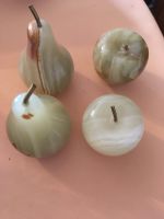 Apfel Birnen Frucht Stein geschliffen Onyx Marmor Deko grün Sachsen - Helbigsdorf Vorschau