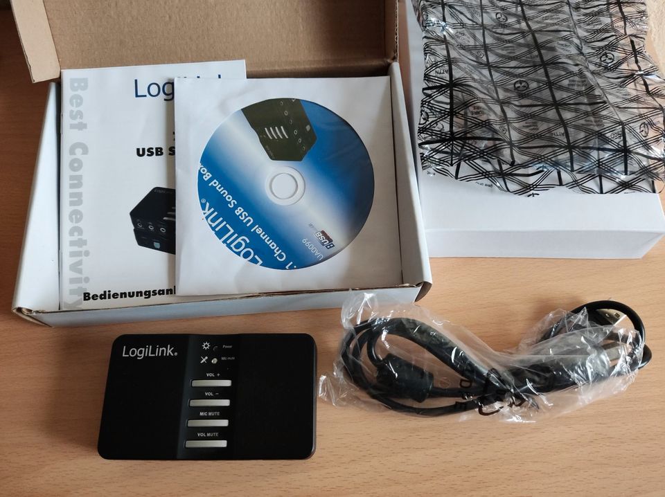 LogiLink 7.1 Channel USB Sound Box Karte Soundkarte in Regnitzlosau