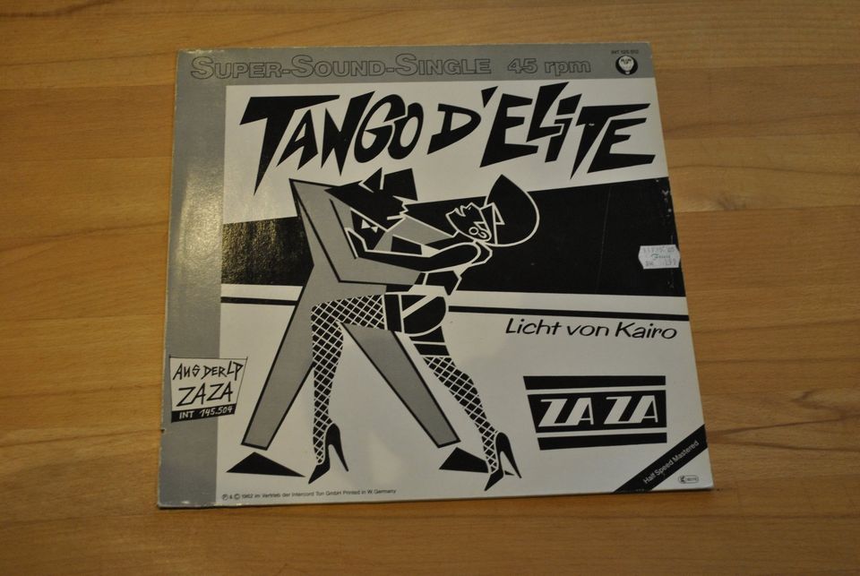 Za Za ‎Tango D'Elite Blow Up INT 125.512 Vinyl Maxi-Single 12'' in Lütjenburg
