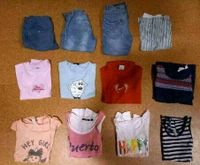 Mädchen Sommer  T-Shirt Top Jeans Shorts Pyjama, Gr. 134 140 Sachsen - Markersdorf bei Görlitz Vorschau