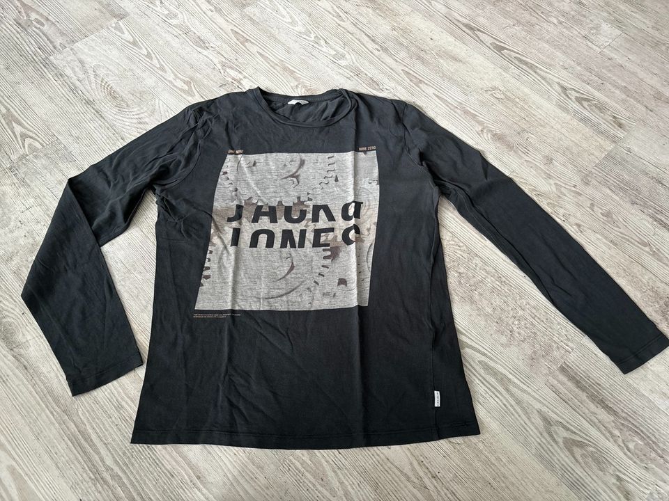 Jack & Jones Langarm Shirt in Größe M schwarz in Salzgitter