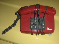 Retro Vintage Festnetztelefon Das ROTE Tasten Telefon Sachsen-Anhalt - Helbra Vorschau
