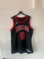 Jordan Chicago Bulls Jersey #8 Zach LaVine Nordrhein-Westfalen - Kerken Vorschau