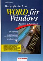 Fachbuch "Das große Buch zu WORD2.0 für Windows" m.Software Word2 Baden-Württemberg - Birkenfeld Vorschau