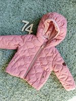 NEU C&A 74 gefütterte Jacke rosa mit Kapuze Bayern - Berngau Vorschau