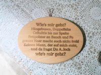 Holzschild mit Spruch Am Ohmberg - Großbodungen Vorschau