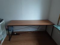 Schreibtisch, 180x60, Holz Stahl, 2 kleine Schönheitsfehler Baden-Württemberg - Mannheim Vorschau