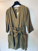 MANGO Shorts Jumpsuit Overall mit Gürtel khaki Gr. XS Bayern - Erlangen Vorschau