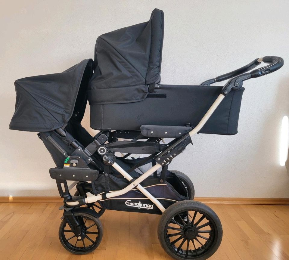 Emmaljunga, Kinderwagen, Zwillings/Geschwisterwagen in Langenargen