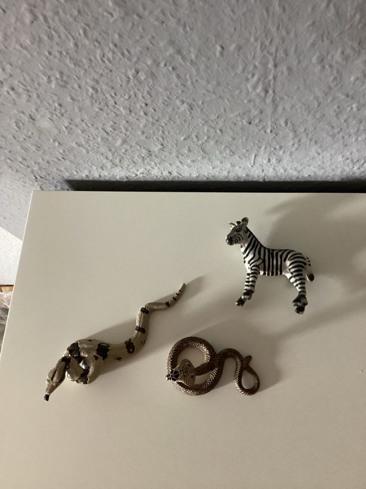 Schleich Tiere Zootiere Zebra Schlange Affe je 4€ in Lippstadt