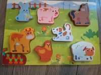 Holzpuzzle, Steckpuzzle, Bauernhof Tiere Dresden - Cotta Vorschau