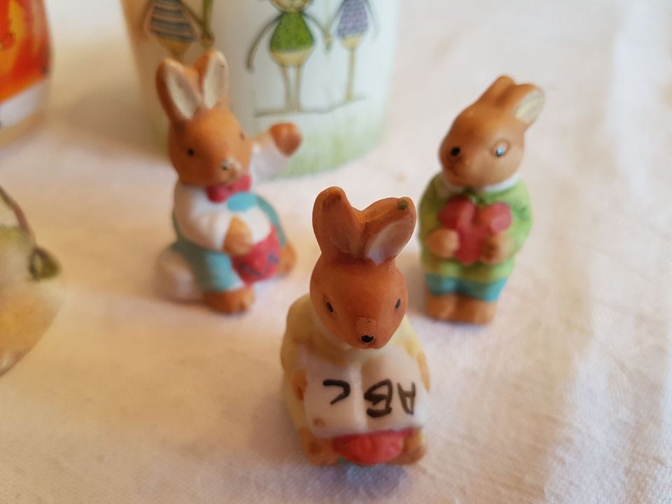 Ostern Dekoration kleine Sammlung Hase Ei Eier Deko in Marburg