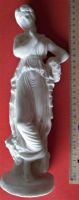 Griechische Frauenskulptur ca. 18 cm hoch, weiß Hessen - Langgöns Vorschau