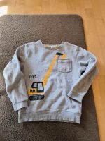 Pullover hellgrau mit Bagger H&M Gr 134/140 Baden-Württemberg - Deggenhausertal Vorschau