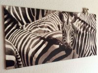 Leinwandbild Kunstdruck Fotodruck Luxurious Zebra 100x50x3 cm Mecklenburg-Vorpommern - Glowe Rügen Vorschau