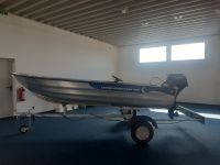 Aluboot Suzuki "LINDER Sportsman 400" mit Bootsmotor + Trailer Sachsen-Anhalt - Weißenfels Vorschau