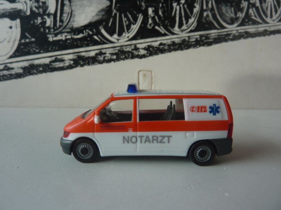 Feuerwehr Notarzt MB Vito in 1:87 in Waldalgesheim