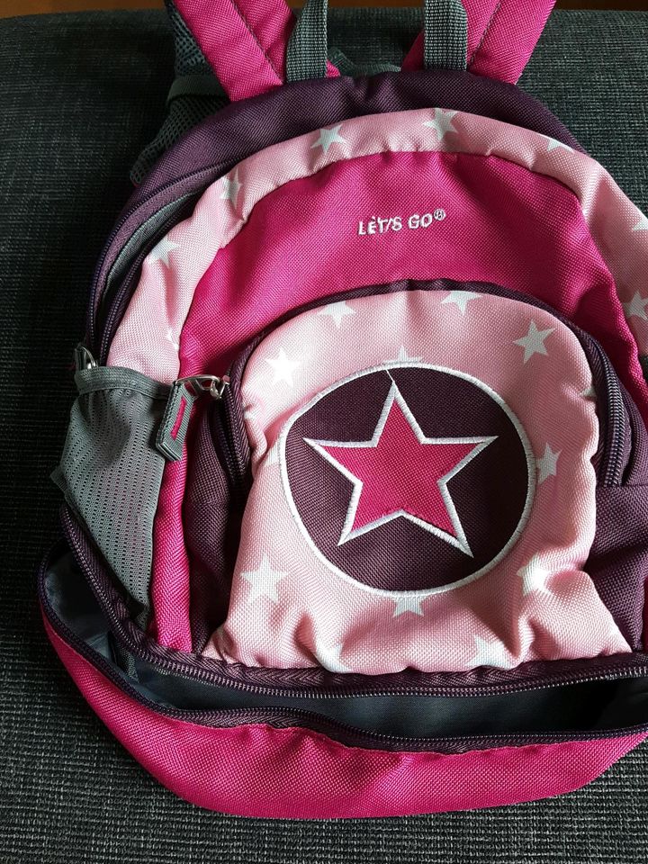 Rucksack für Kinder Kinderrucksack pink Sterne in Mölln