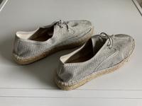 Supremo Sommerschuhe Slipper silber Gr. 36 Niedersachsen - Osloß Vorschau