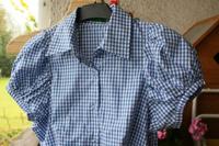 Bluse blaukariert Puffärmel  Teiliert von  Benetton Neu 38 Bayern - Uffing Vorschau
