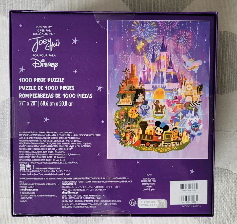 Disney Joey Chou Puzzle 1000 Teile OVP in Ketsch