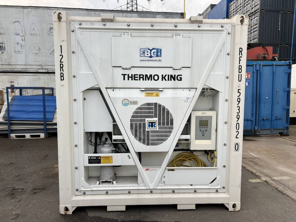 ✅ 10 Fuss Kühlcontainer / Kühlzelle / Integralcontainer / Baujahr 2019, RAL 9003 mit PVC in Hamburg