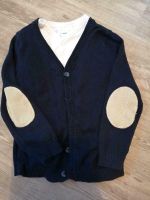 Set, blaue Strickjacke + Langarmshirt Gr. 110/116 Hessen - Eltville Vorschau