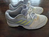 Turnschuhe Adidas adiWear6 Größe 40 grau weiß neongelb Hessen - Haiger Vorschau