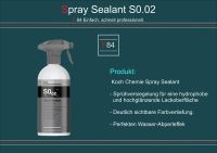 Koch Chemie Spray Sealant Sprühversiegelung S0.02 500 ml F84 Bayern - Tirschenreuth Vorschau