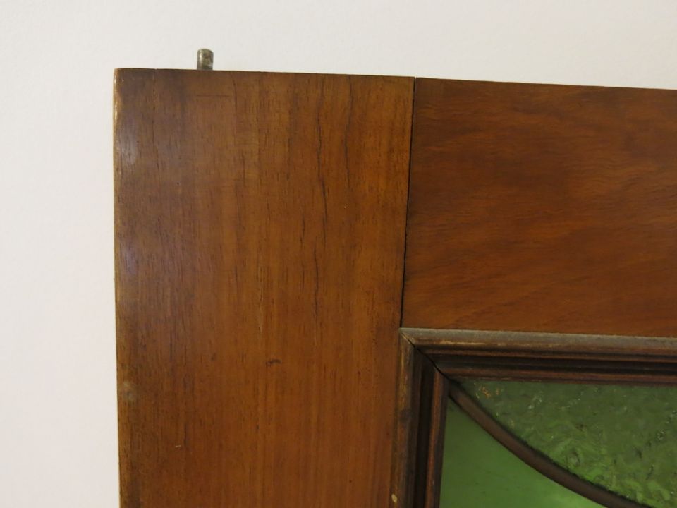 Jugendstil original Schrank- Türen Bleiglasfenster Schublade Nuß? in Oberschleißheim