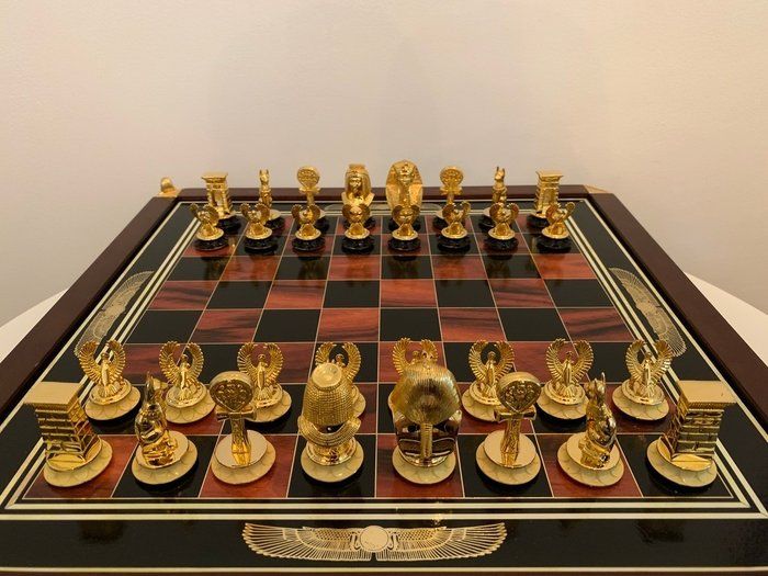 König Tukankhamun Schachspiel von Franklin Mint in Kaiserslautern