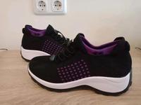 Orthofit Damen Schuhe schwarz-lila, Größe 39 neu in OVP Hessen - Hosenfeld Vorschau