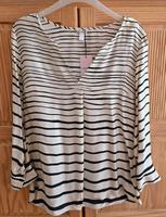 Alba Moda Bluse gestreift schwarz creme Gr. 40 Neu! Sachsen-Anhalt - Kelbra (Kyffhäuser) Kelbra Vorschau